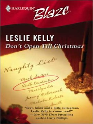 cover image of Don't Open Till Christmas